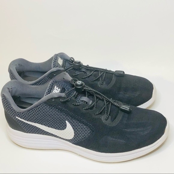 Nike Other - Nike Mens Revolution 3 819300-001 Gray Black Running Shoes Sneakers Size 10